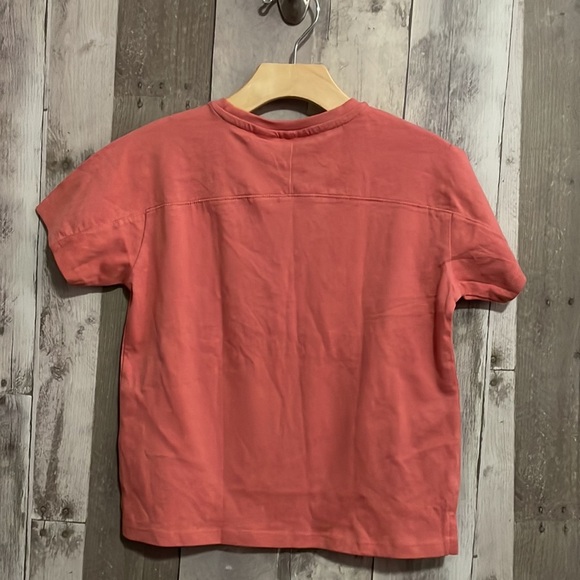 Zara Coral Short Sleeve Tee NEW - Picture 4 of 4
